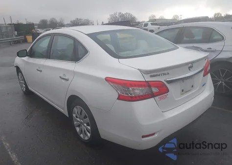 2014 Nissan Sentra Fe+ Sv z USA, uszkodzony, nr VIN 3N1AB7AP0EL646929